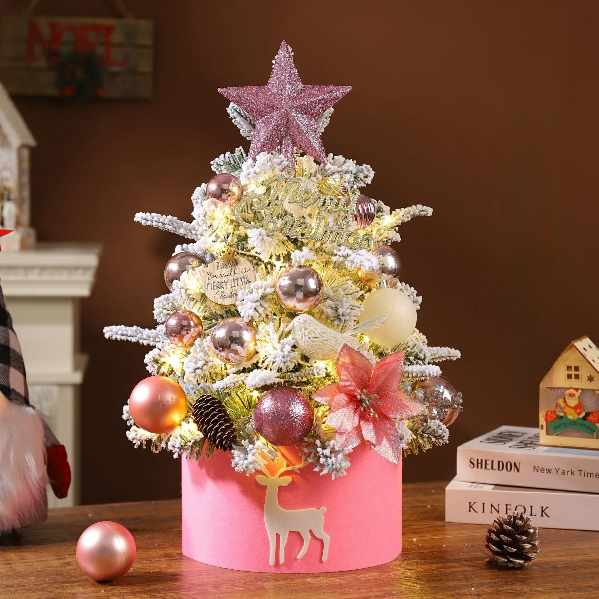 Amazon.co.jp: ミニクリスマスツリー 卓上 高さ45/60cm